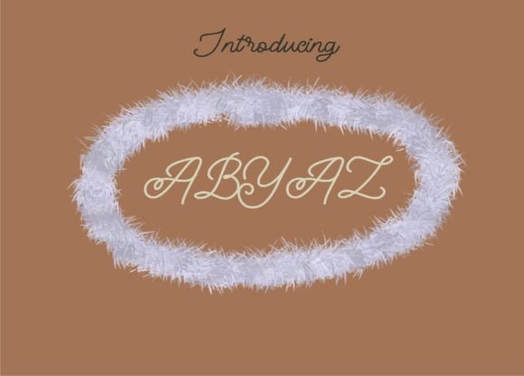 Abyaz: A Modern Handwritten Font for Authentic Design