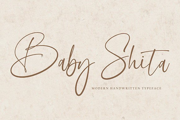 Baby Shita: A Delightful Script Handwritten Font for Creative Projects
