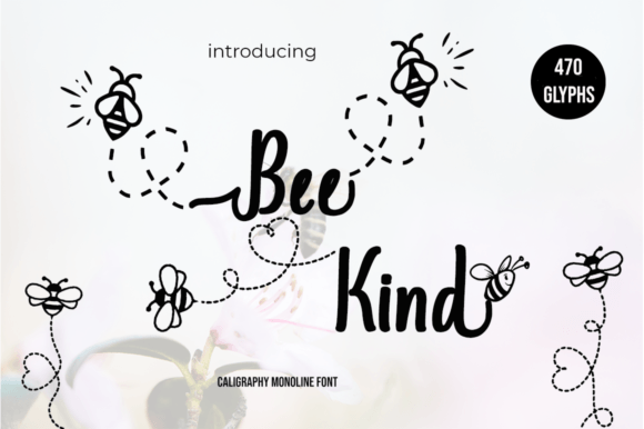 Bee Kind Font Adds Friendly Flair to Web Design Projects