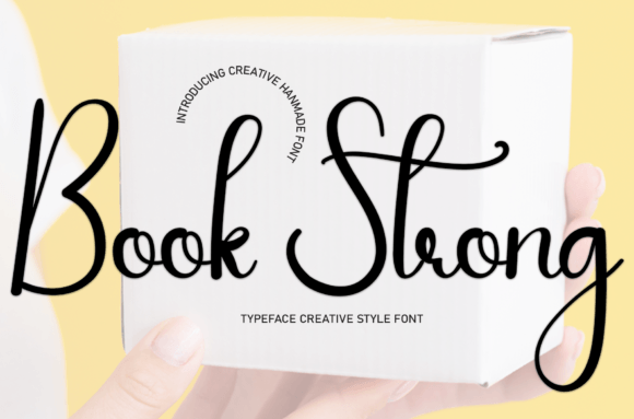 Book Strong: A Friendly Script Font for Creative Projects