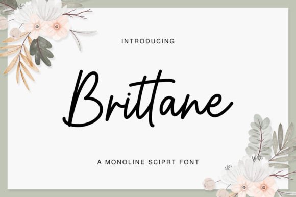 Brittane Font: A Handwritten Touch for Professional Branding