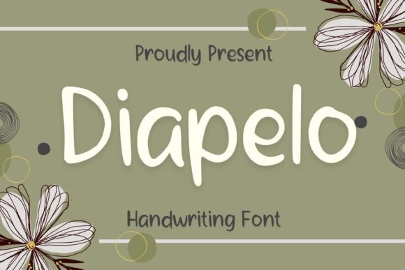 Diapelo: A Handwritten Font for Friendly Editorial Design