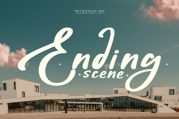 Ending Scene Font for a Memorable Editorial Experience