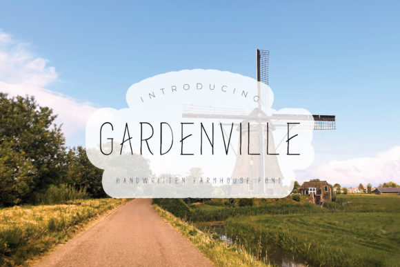 Garden Ville Font for Farmhouse and Kids Branding