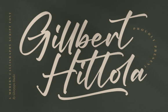 Gillbert Hittola: A Handwritten Font for Polished Branding
