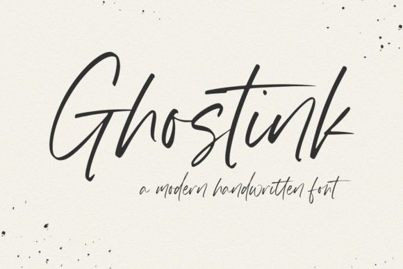 Gohstink — A Charming Script Font for Digital Branding and Web Design