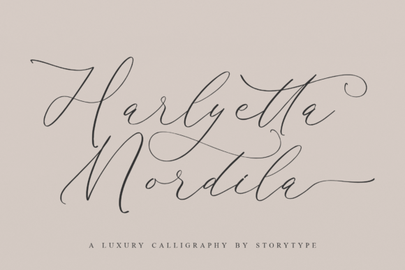 Harlyetta Mordila Font: A Handwritten Typeface That Elevates Branding
