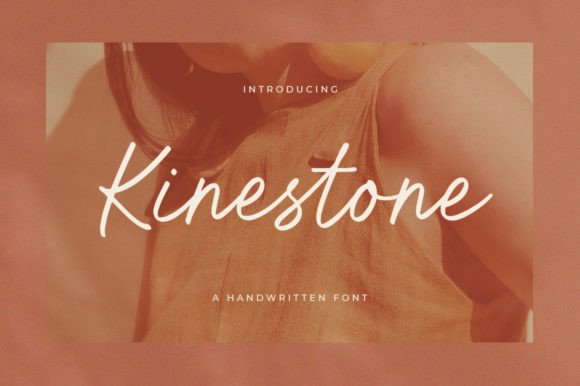 Kinestone: A Modern Handwritten Font for Digital Design