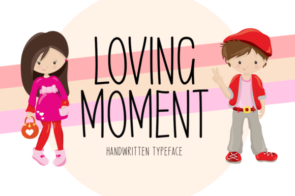 Loving Moment Font for Handmade Design Projects