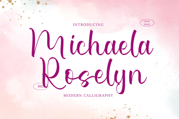 Michaela Roselyn Font Review: A Script Handwritten Typeface for Creative Projects