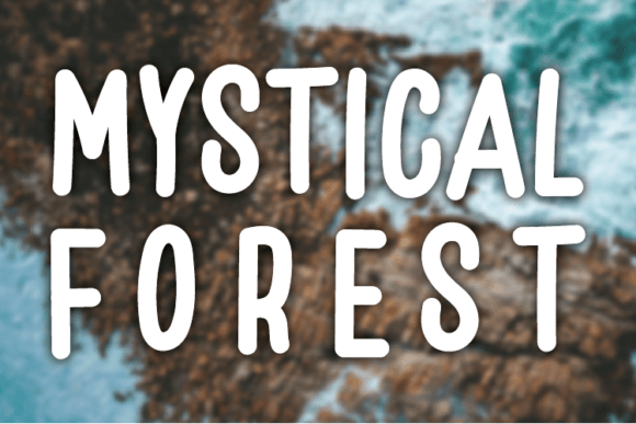 Mystical Forest Font for Creative Web Design and Handmade Projects
