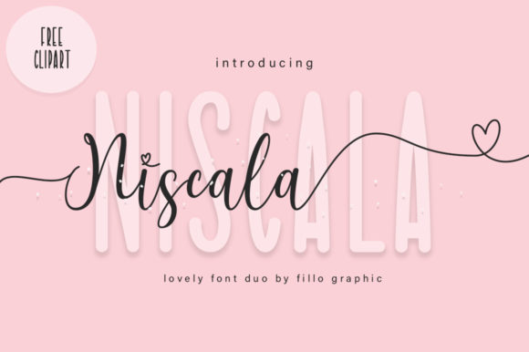 Niscala Script Font: A Design Asset for Chic and Cheery Branding