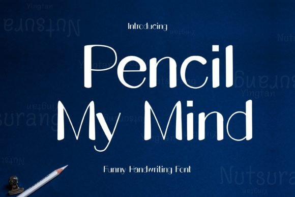 Pencil My Mind Font for Creative Branding Projects