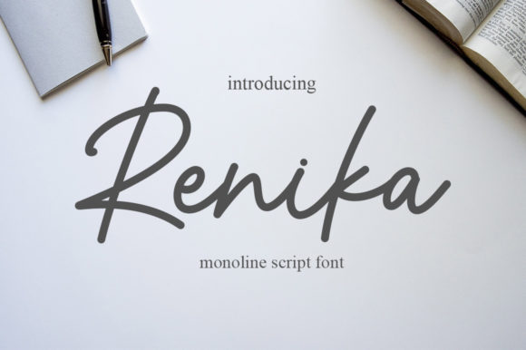 Renika Font for Romantic Branding and Creative Design Projects