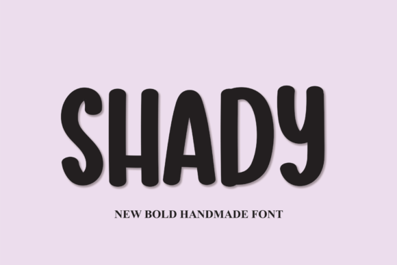 Shady Font: A Playful Script for Creative Crafters