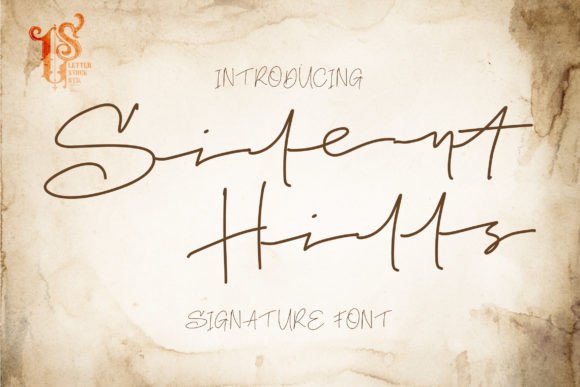 Silent Hills Font for Beautiful Craft and Stationery Projects