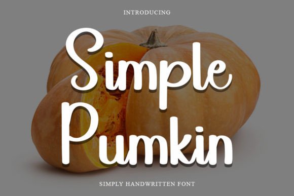 Simple Pumkin Font: A Handwritten Typeface for Memorable Branding