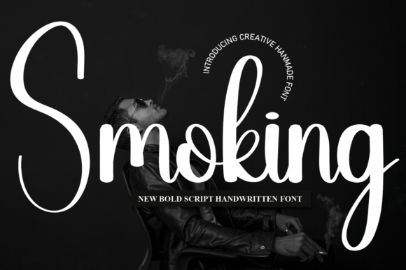 Smoking Font for Editorial Design