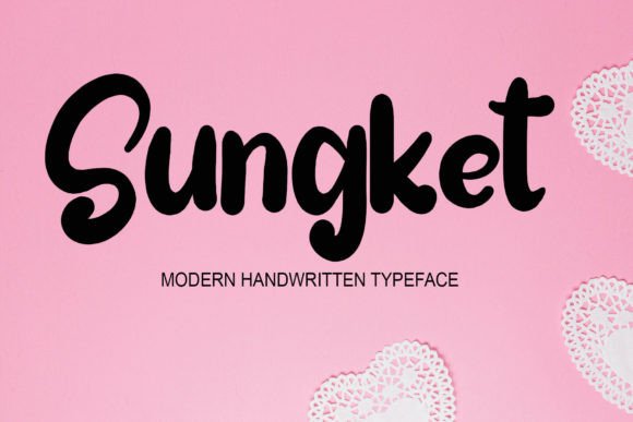 Sungket Font: A Handwritten Script for Real-World Branding