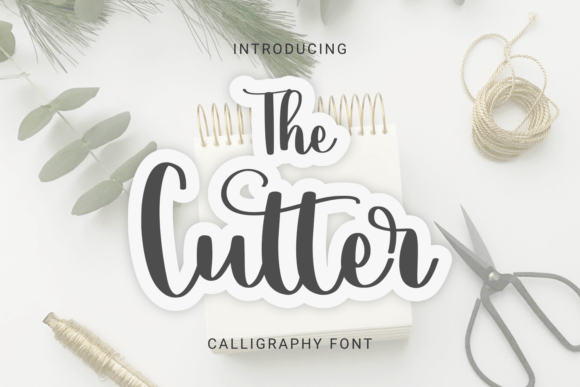 The Cutter Script Font for Web Design and Branding