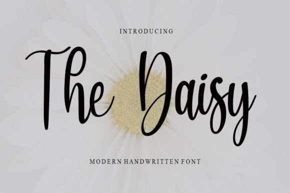 The Daisy Font: Modern Handwritten Typography for Stronger Branding