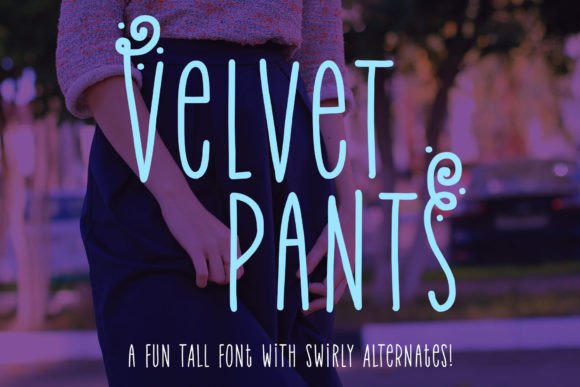 Velvet Pants Font for a Professional Brand Look