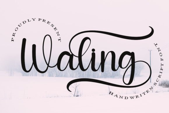 Waling Font: Elevate Your Editorial Design with Handwritten Elegance