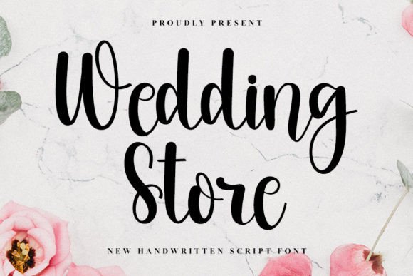 Wedding Store Font: Elegance for Web and Brand Design
