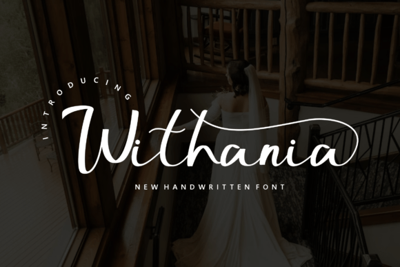 Withania Font: Elevate Your Brand with Cursive Handwritten Style